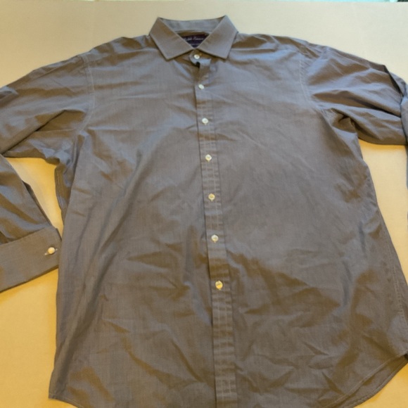Ralph Lauren Other - Ralph Lauren Purple Label mini check Button up 17 Xl